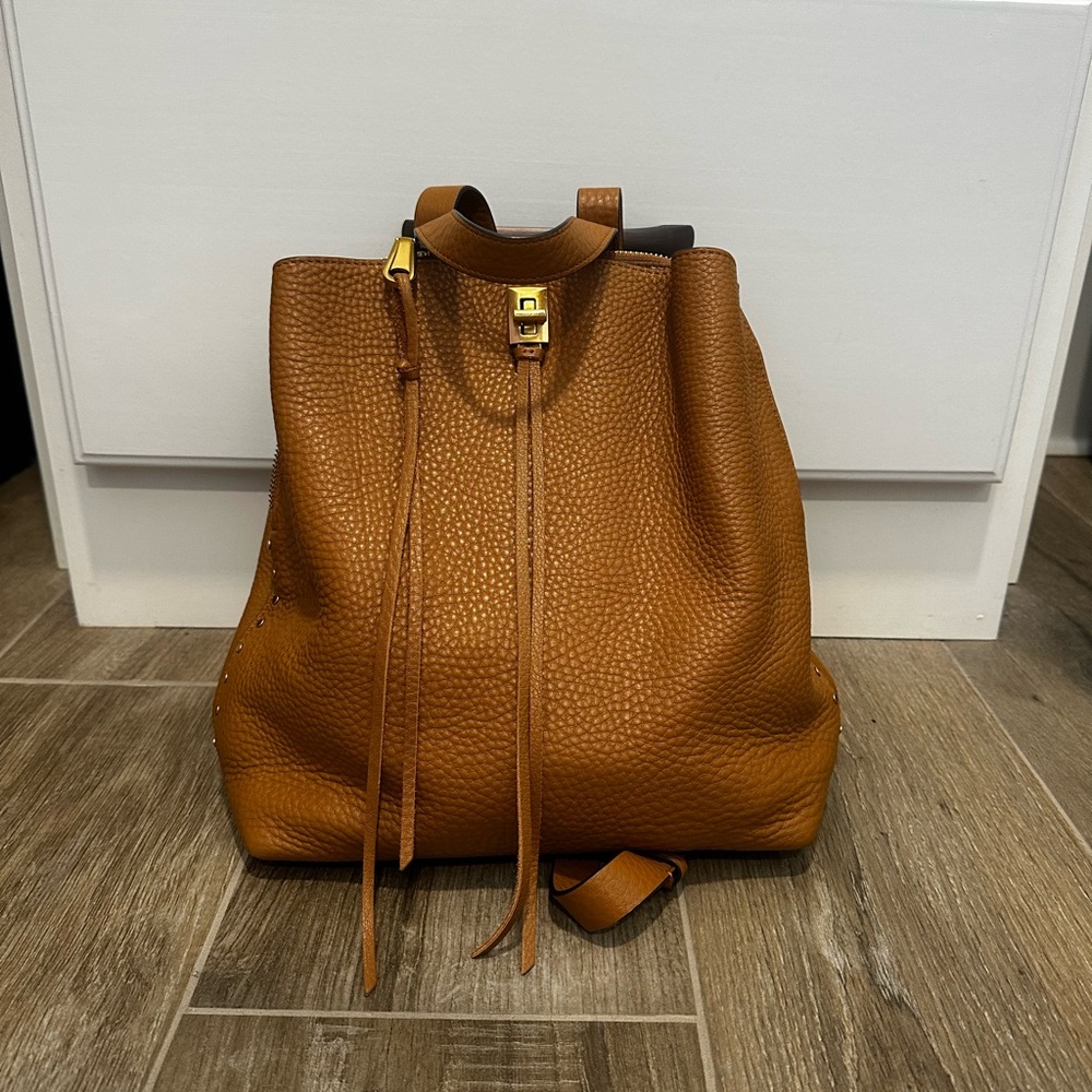 Rebecca Minkoff brown Leather backpack